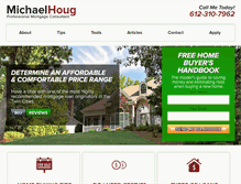 Tablet Screenshot of michaelhoug.com